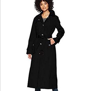 London Fog Black Trench Coat